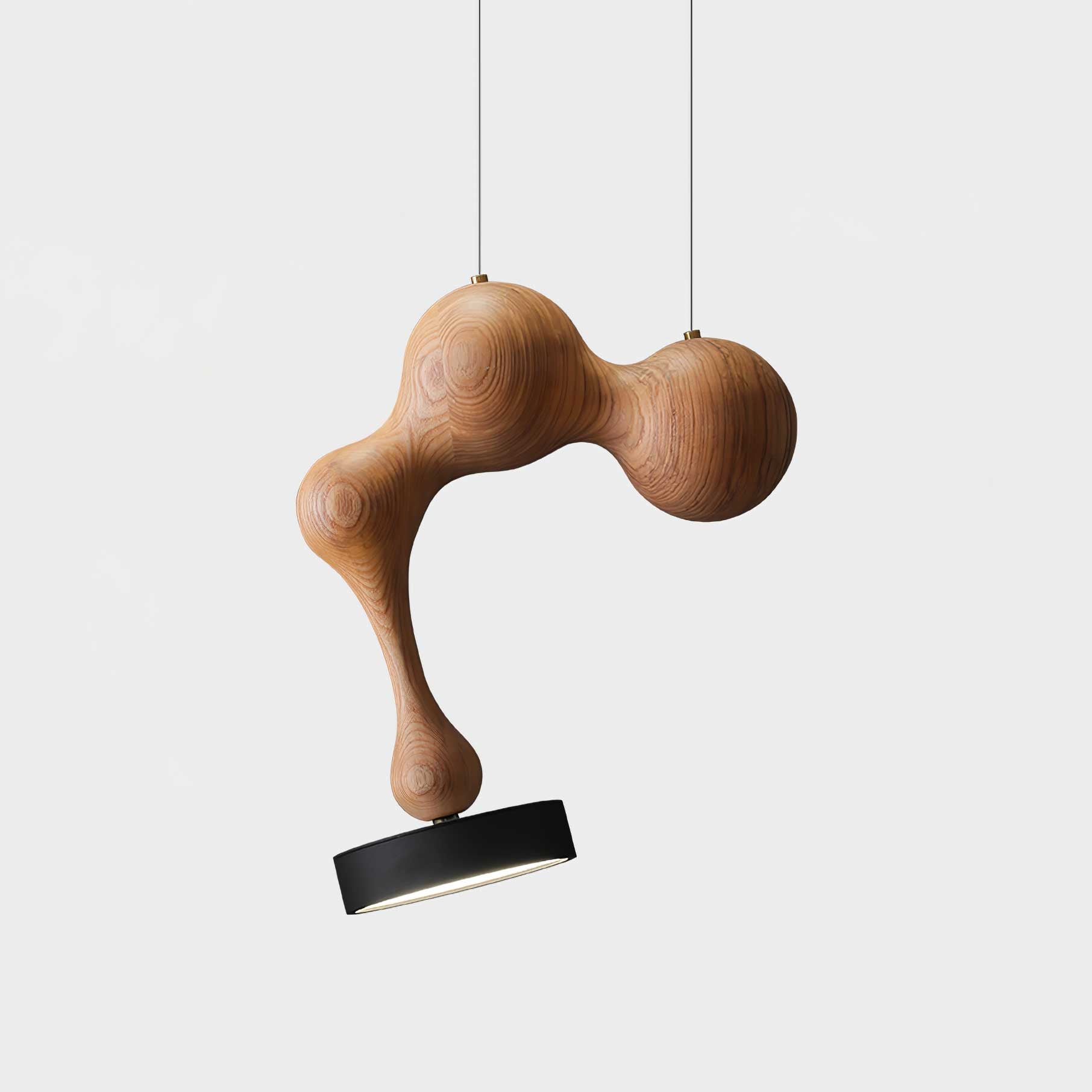 Drovia Rustic Wooden Pendant Light - Letslighting