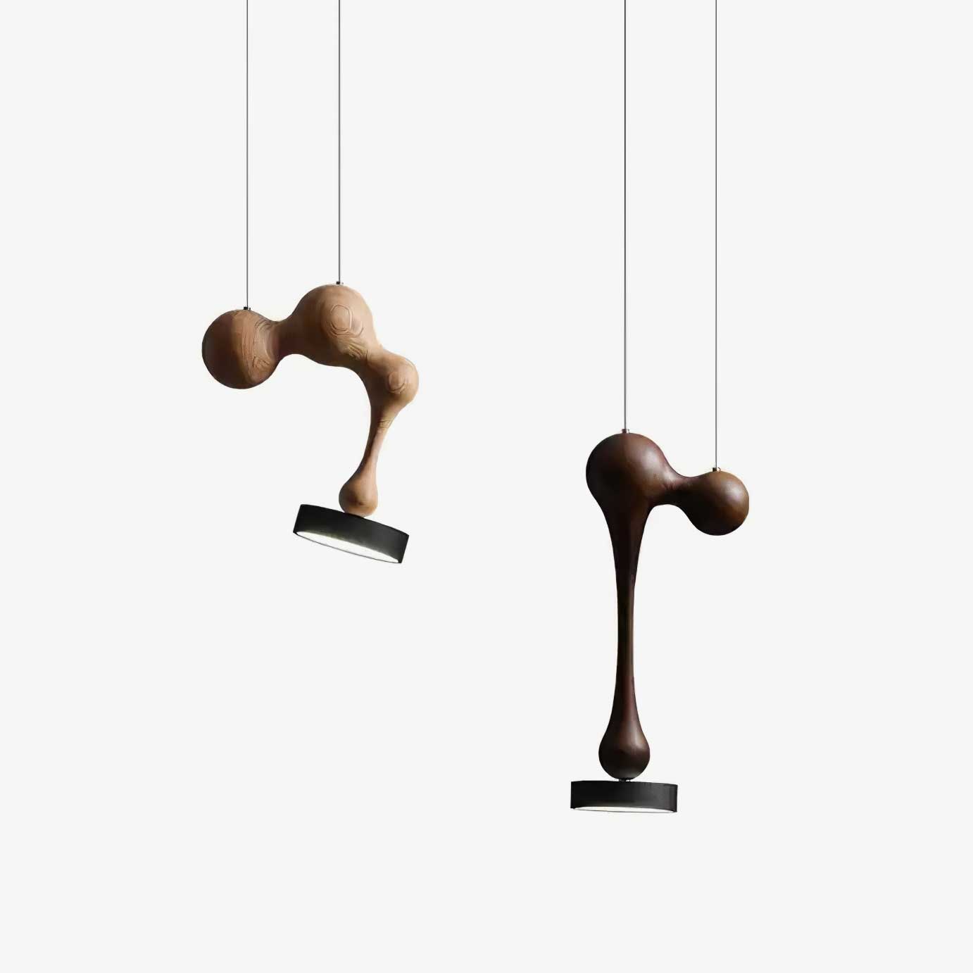 Drovia Rustic Wooden Pendant Light - Letslighting