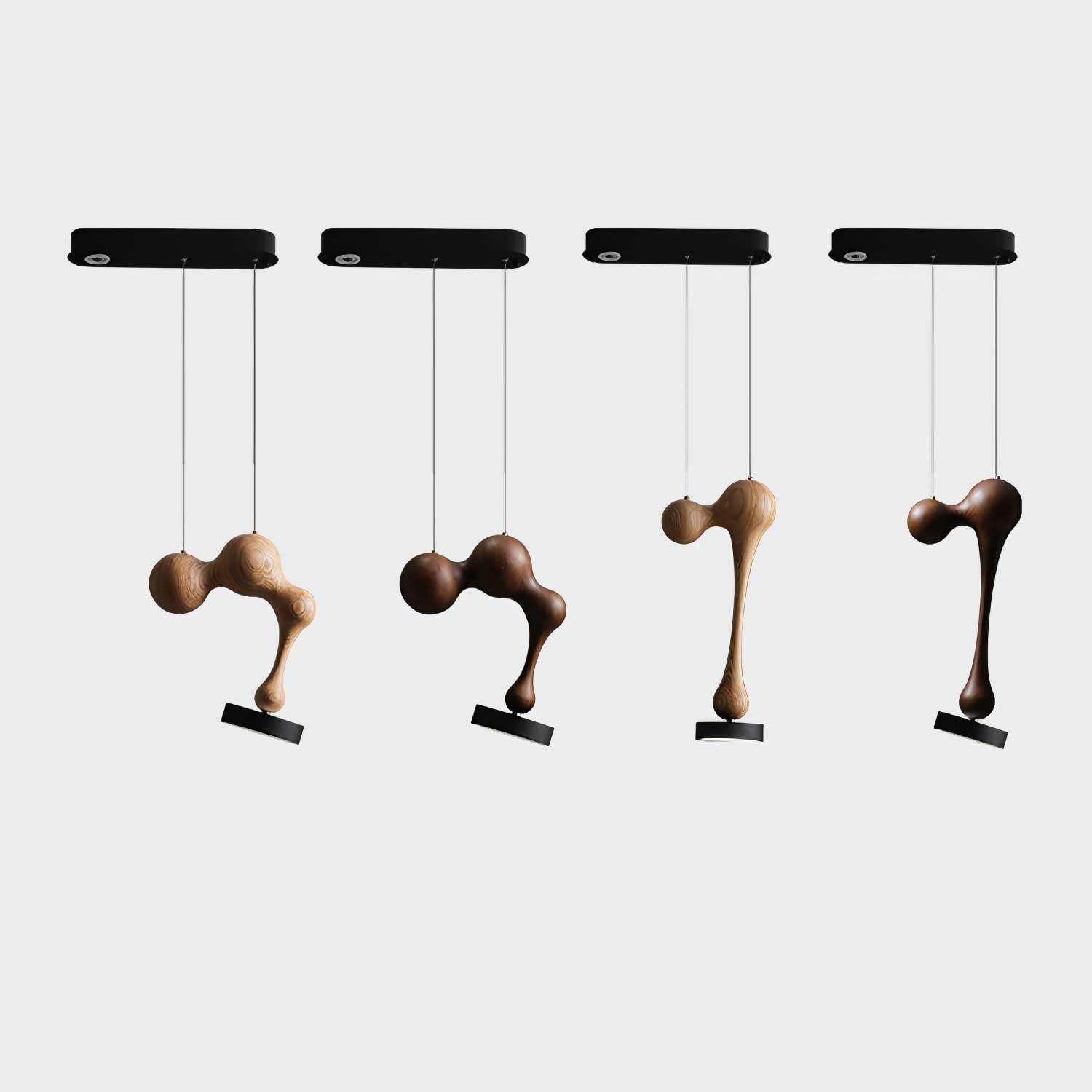 Drovia Rustic Wooden Pendant Light - Letslighting