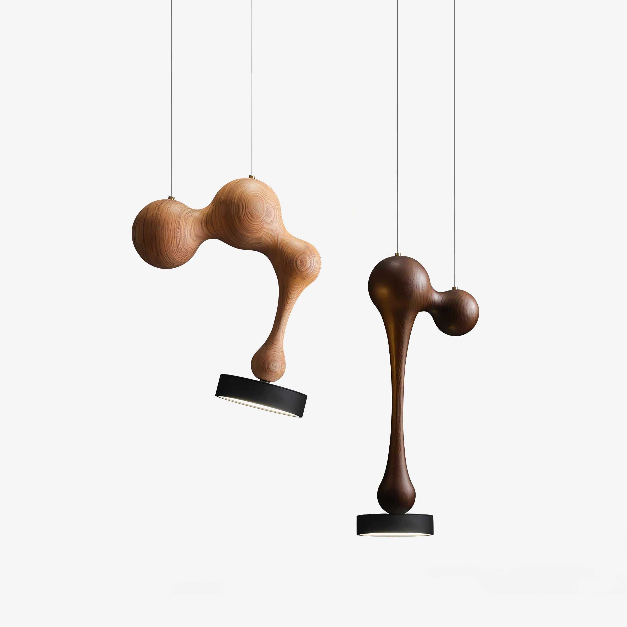 Drovia Rustic Wooden Pendant Light - Letslighting