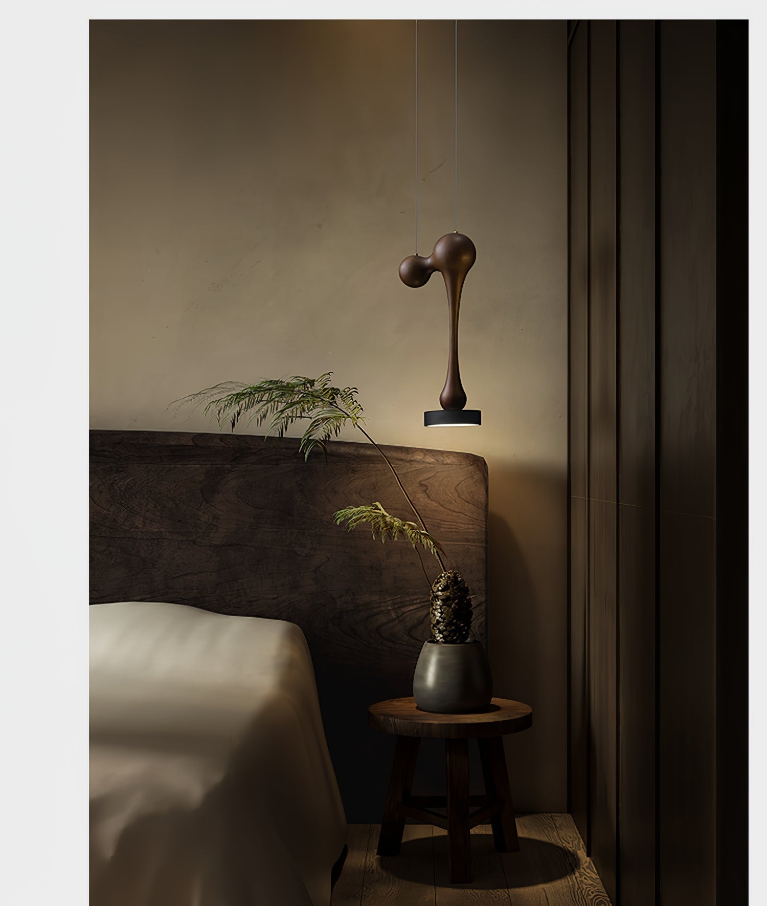 Drovia Rustic Wooden Pendant Light - Letslighting