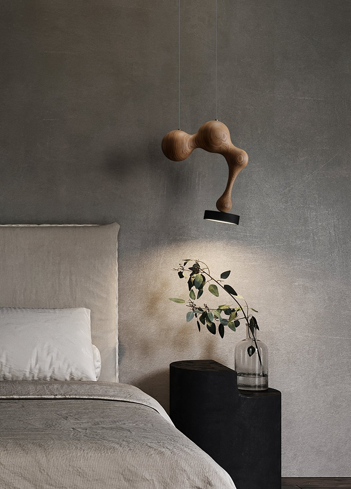 Drovia Rustic Wooden Pendant Light - Letslighting