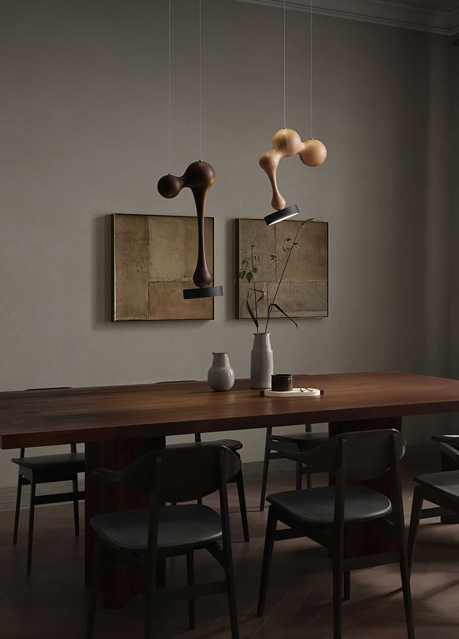 Drovia Rustic Wooden Pendant Light - Letslighting