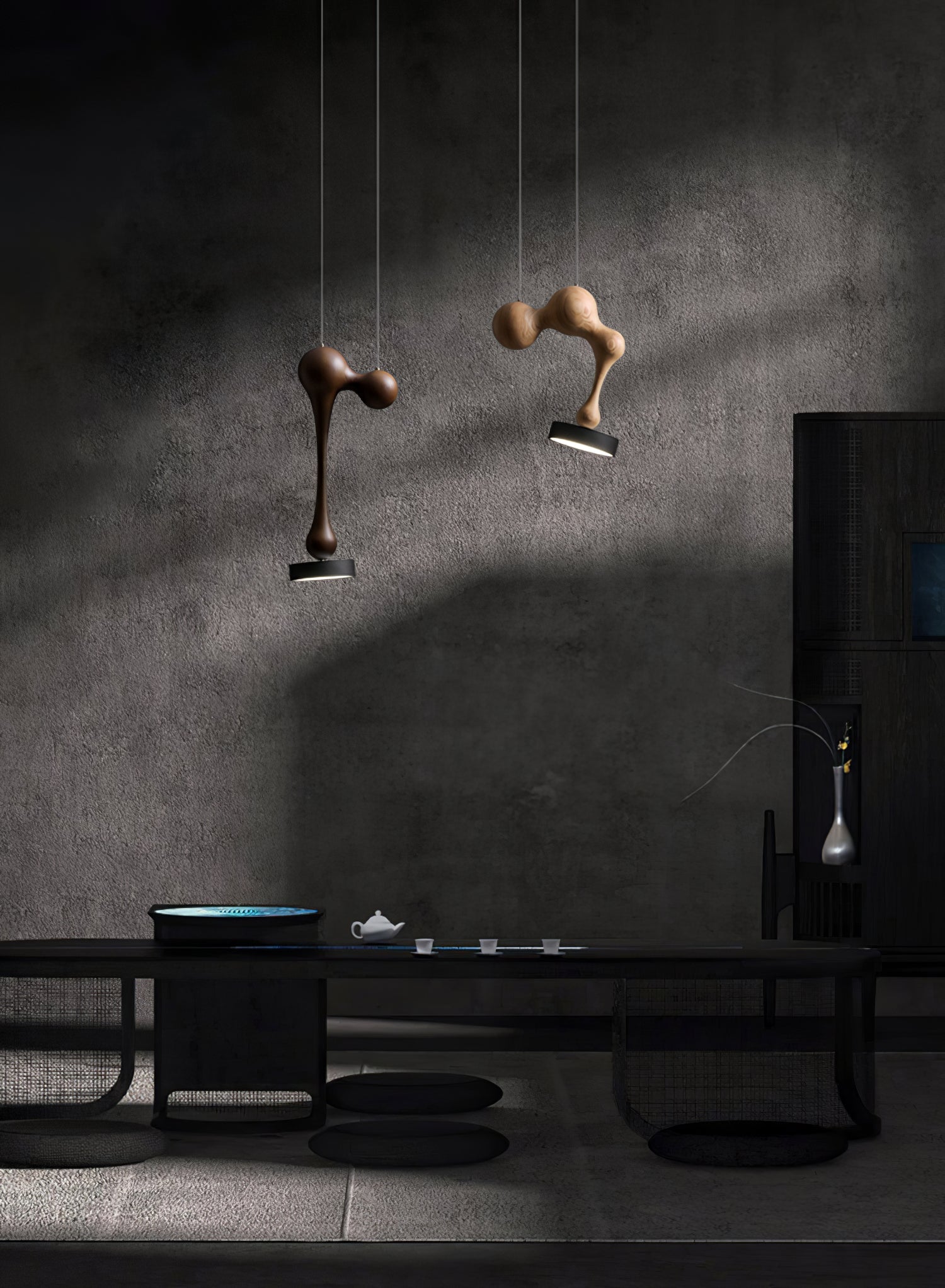 Drovia Rustic Wooden Pendant Light - Letslighting