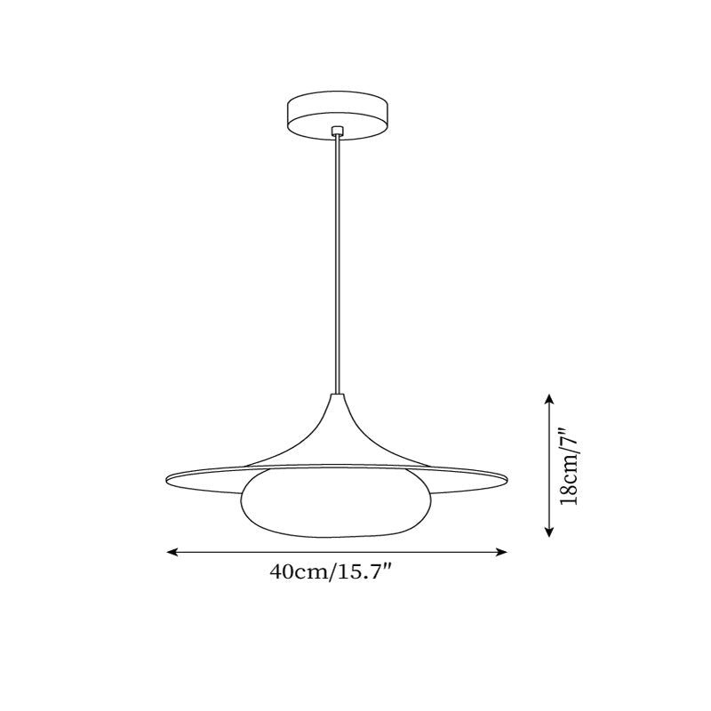 Ovelis Wooden Canopy Pendant Lamp - Letslighting