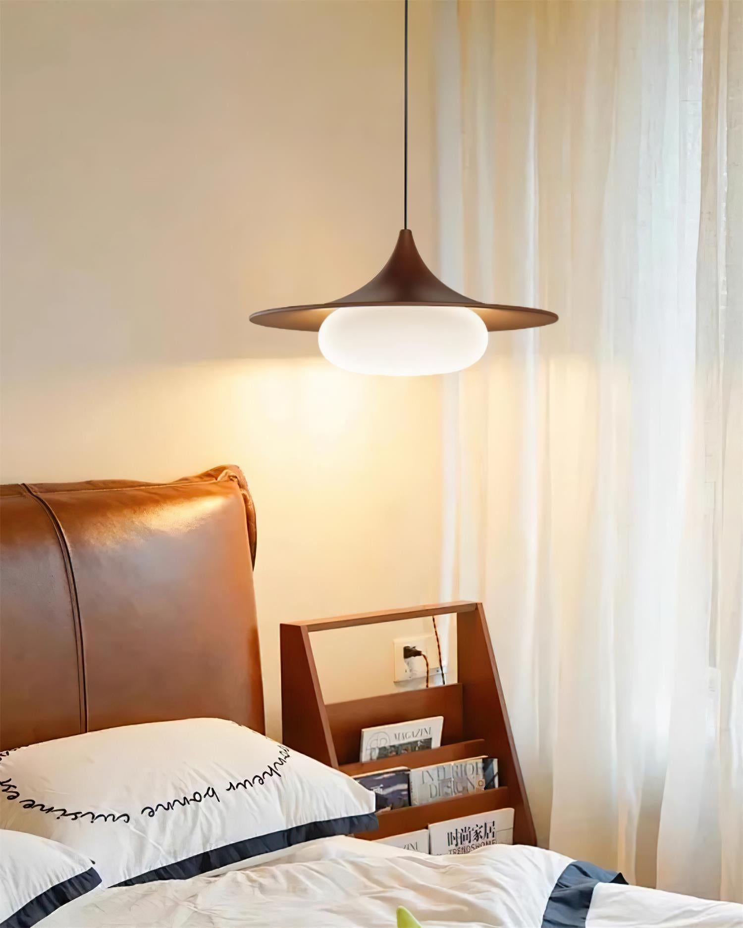 Ovelis Wooden Canopy Pendant Lamp - Letslighting
