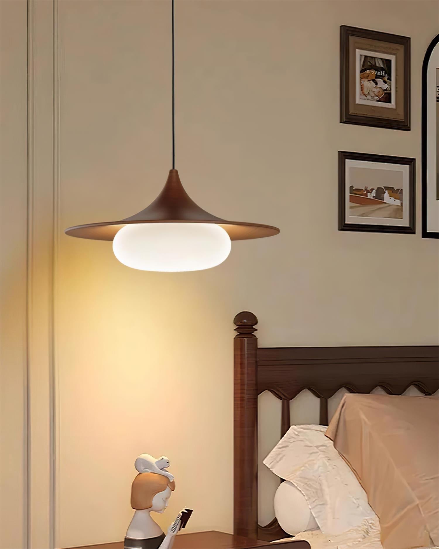 Ovelis Wooden Canopy Pendant Lamp - Letslighting