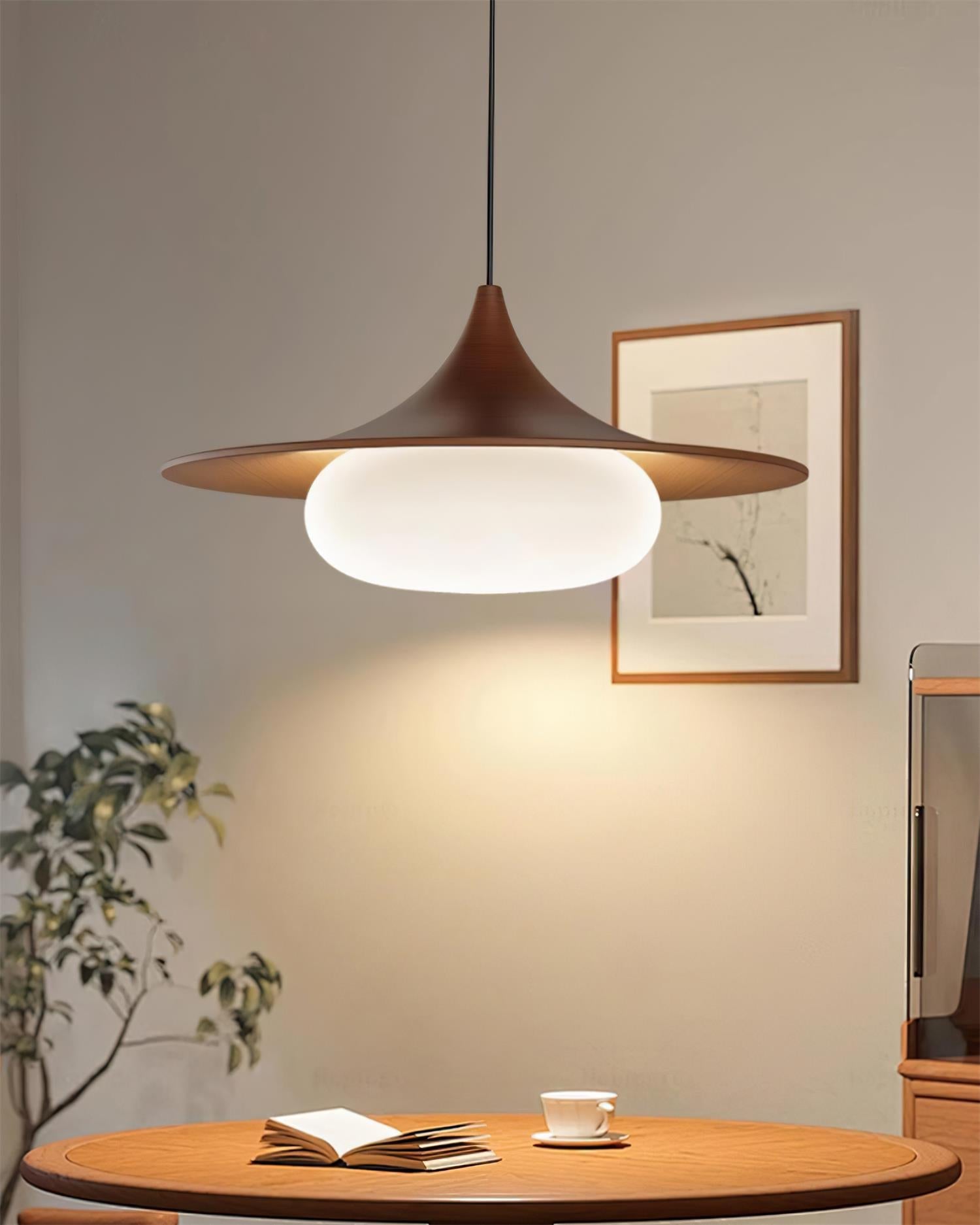 Ovelis Wooden Canopy Pendant Lamp - Letslighting