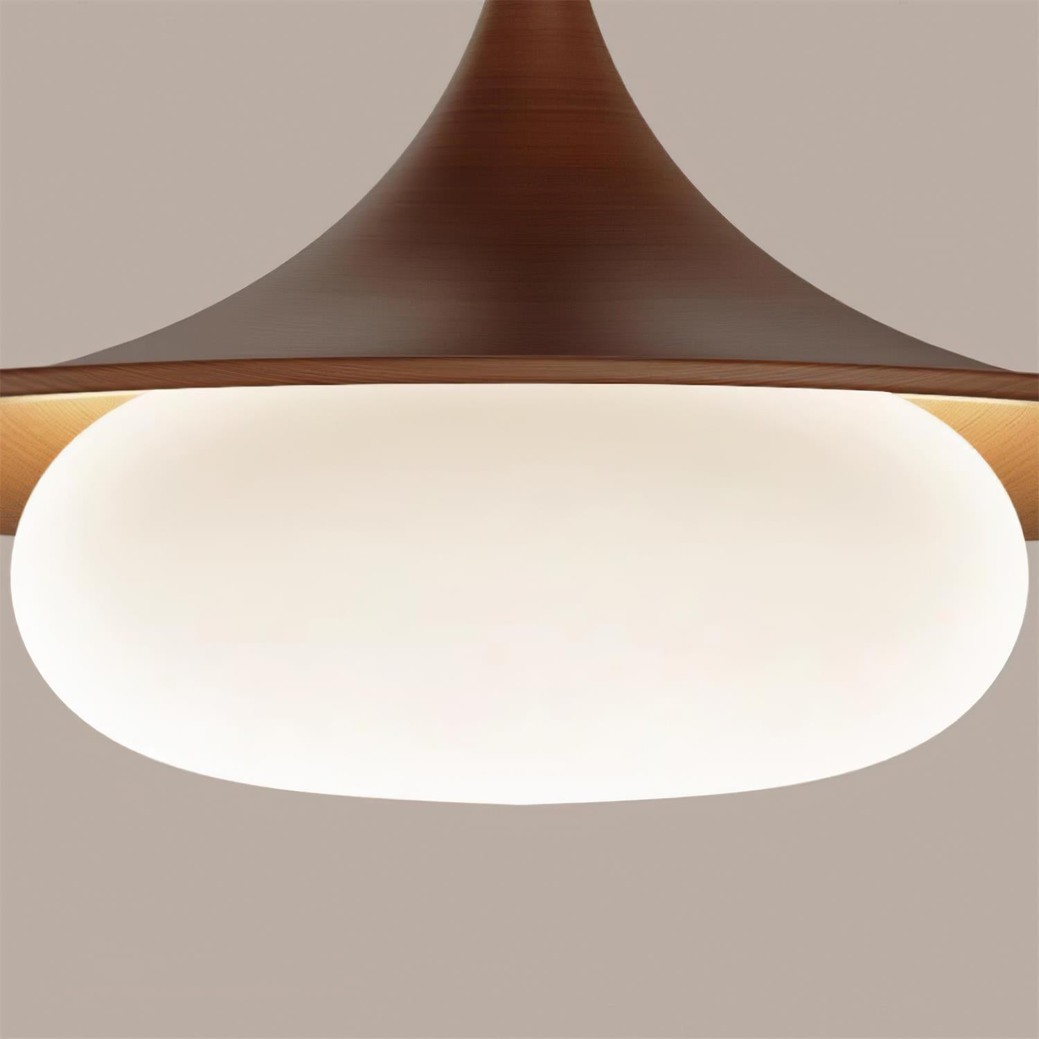 Ovelis Wooden Canopy Pendant Lamp - Letslighting