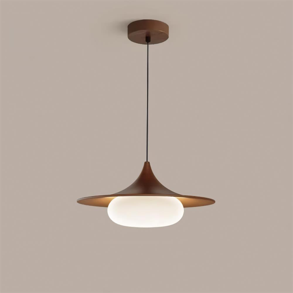 Ovelis Wooden Canopy Pendant Lamp - Letslighting