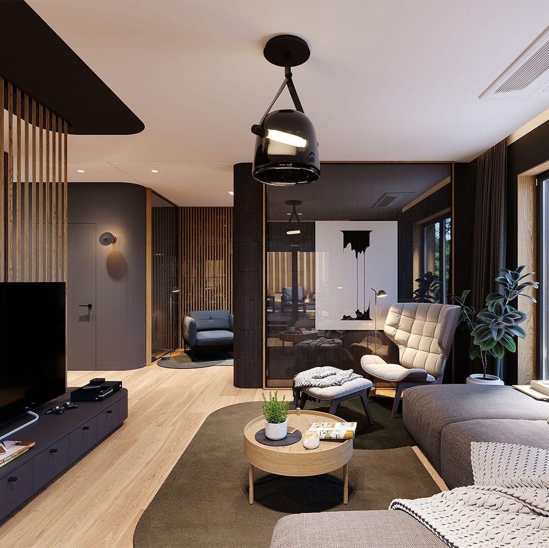 Averisce Leather Industrial Pendant Light - Letslighting
