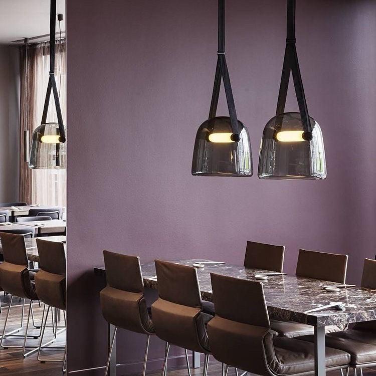 Averisce Leather Industrial Pendant Light - Letslighting
