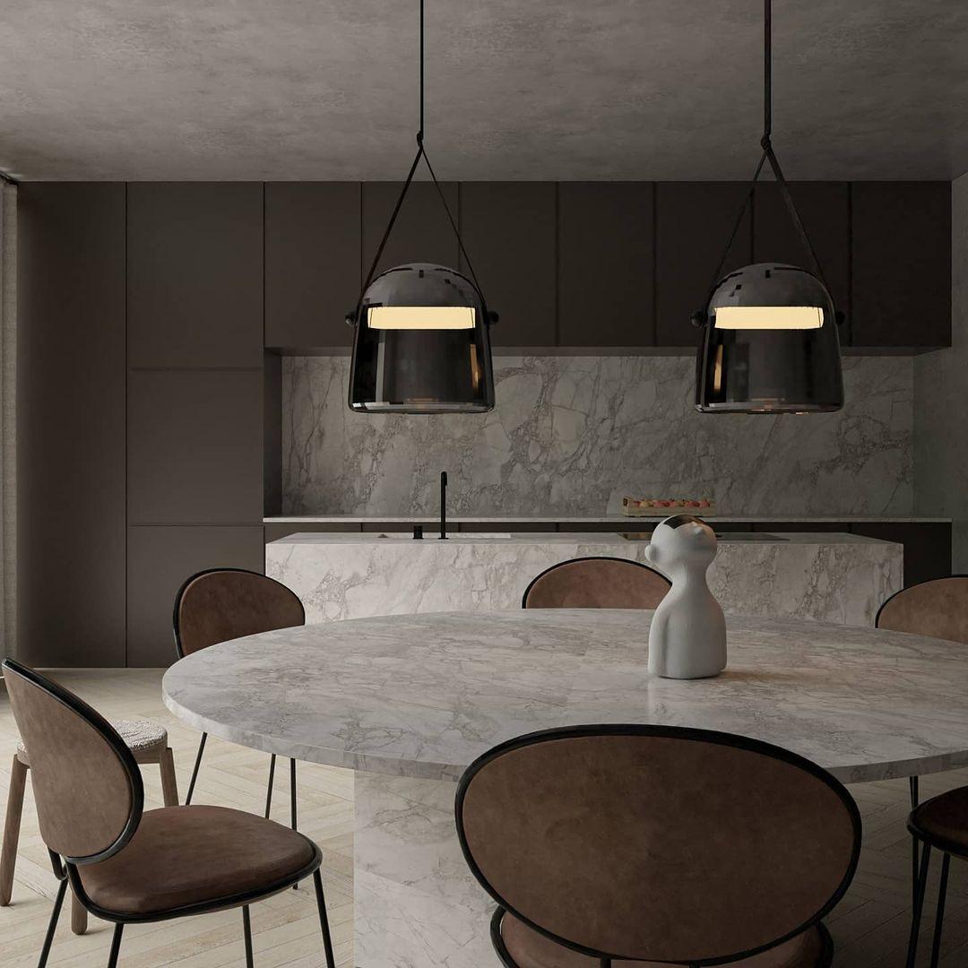 Averisce Leather Industrial Pendant Light - Letslighting