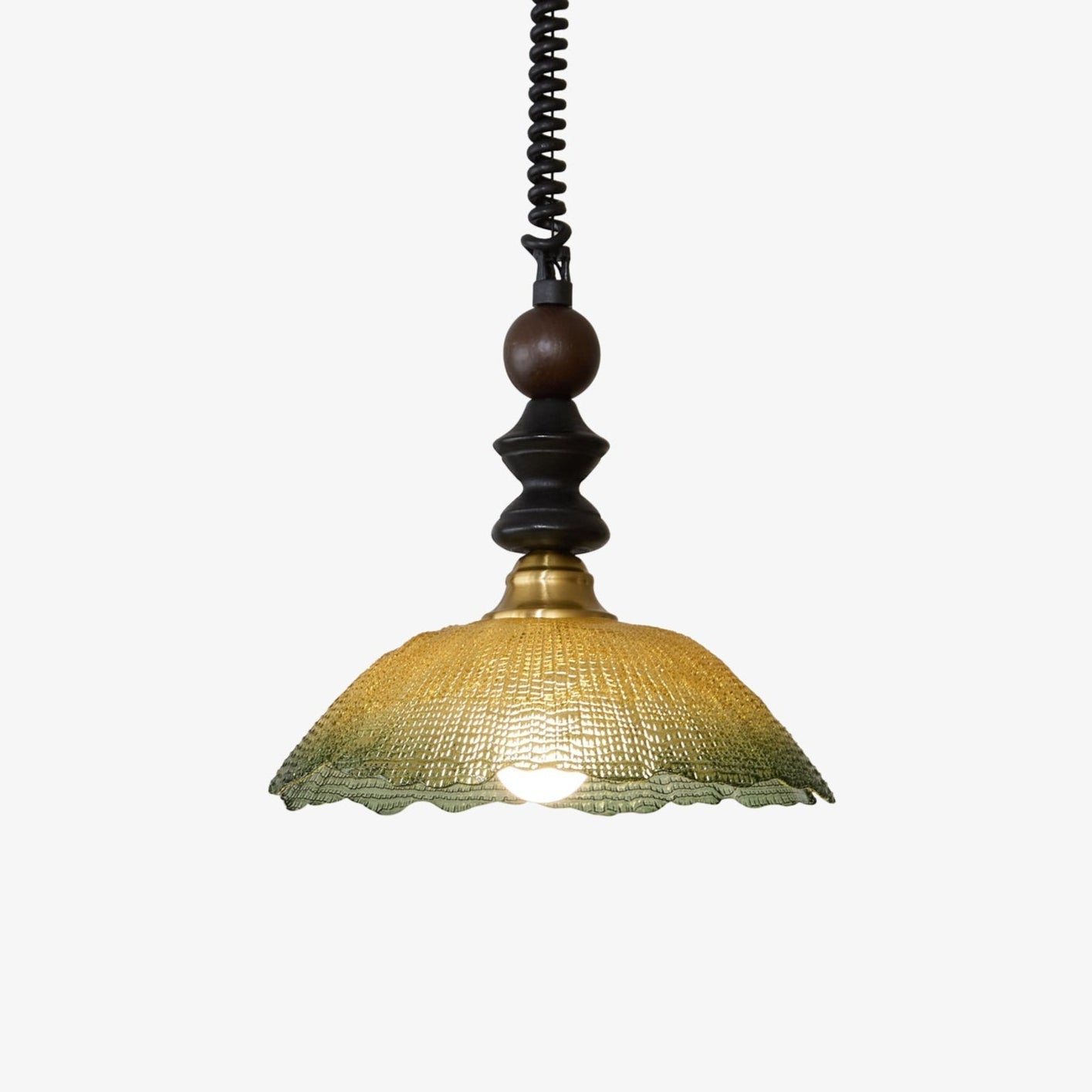 Nydoreth Elegance Vintage Art Wood Pendant Lamp - Letslighting