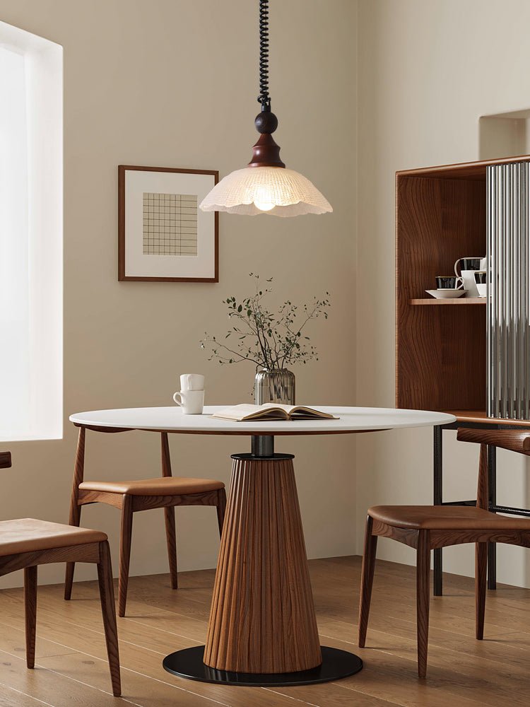Nydoreth Elegance Vintage Art Wood Pendant Lamp - Letslighting