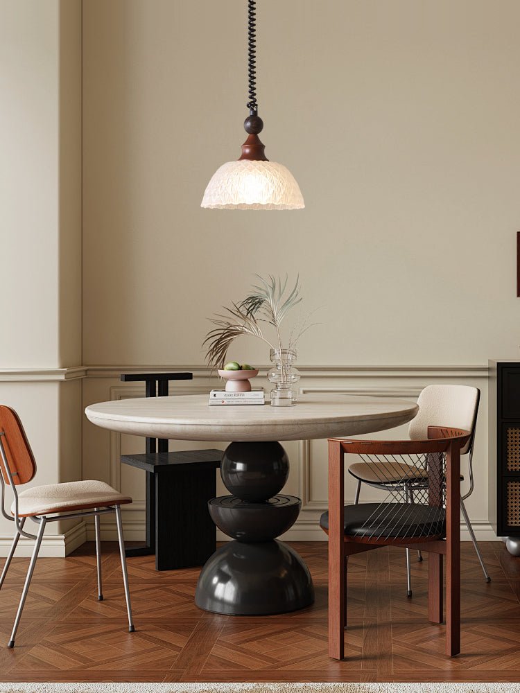 Nydoreth Elegance Vintage Art Wood Pendant Lamp - Letslighting
