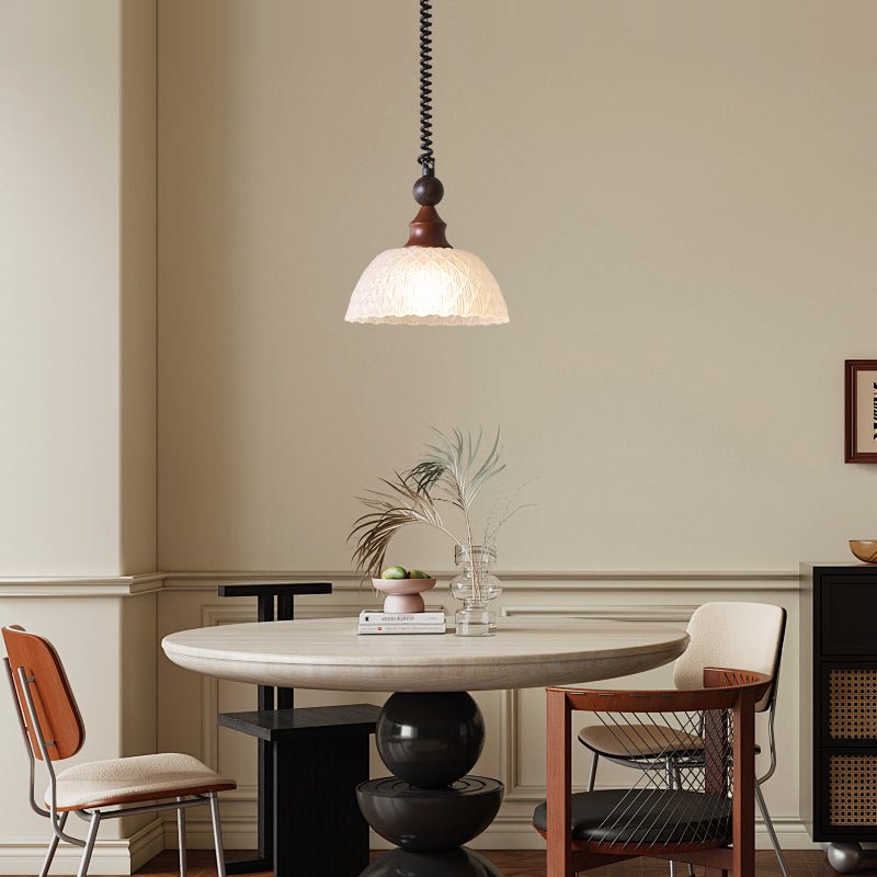 Nydoreth Elegance Vintage Art Wood Pendant Lamp - Letslighting