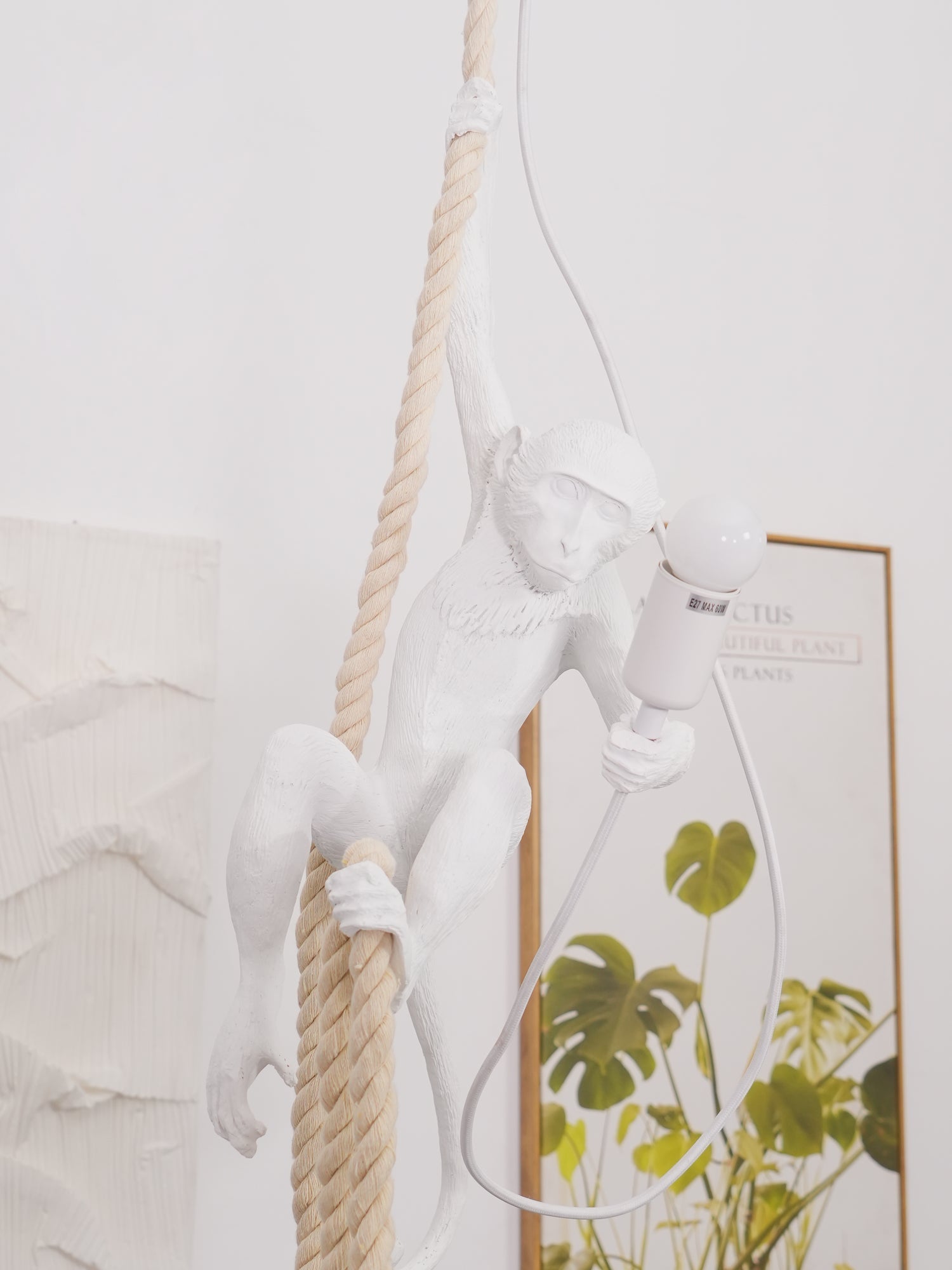 Zalira Resin Rope Artistic Pendant Lamp - Letslighting