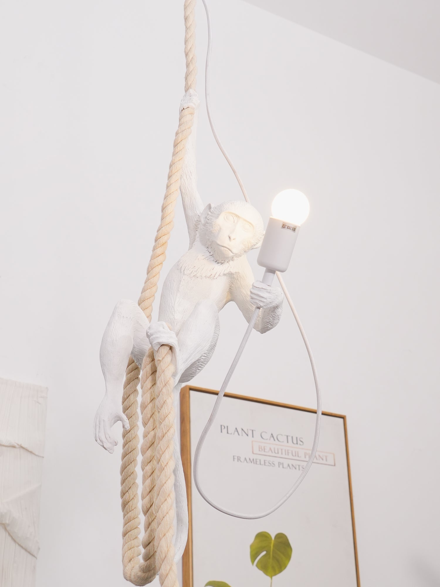 Zalira Resin Rope Artistic Pendant Lamp - Letslighting