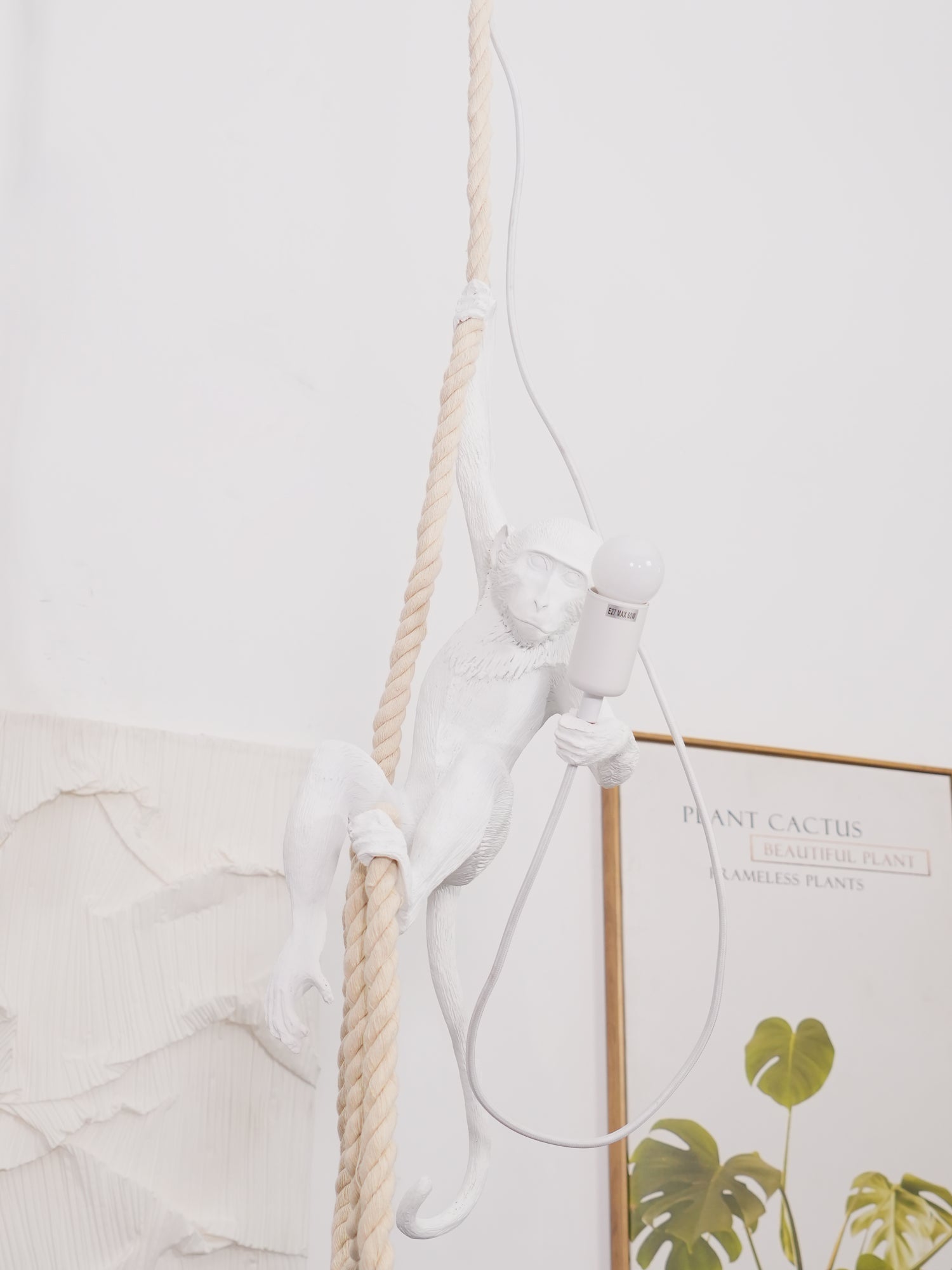 Zalira Resin Rope Artistic Pendant Lamp - Letslighting