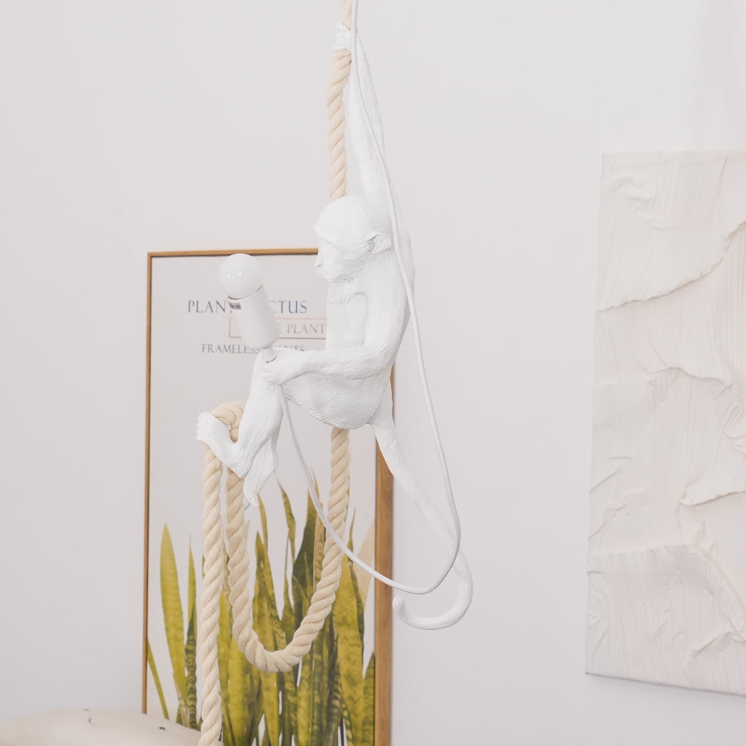 Zalira Resin Rope Artistic Pendant Lamp - Letslighting