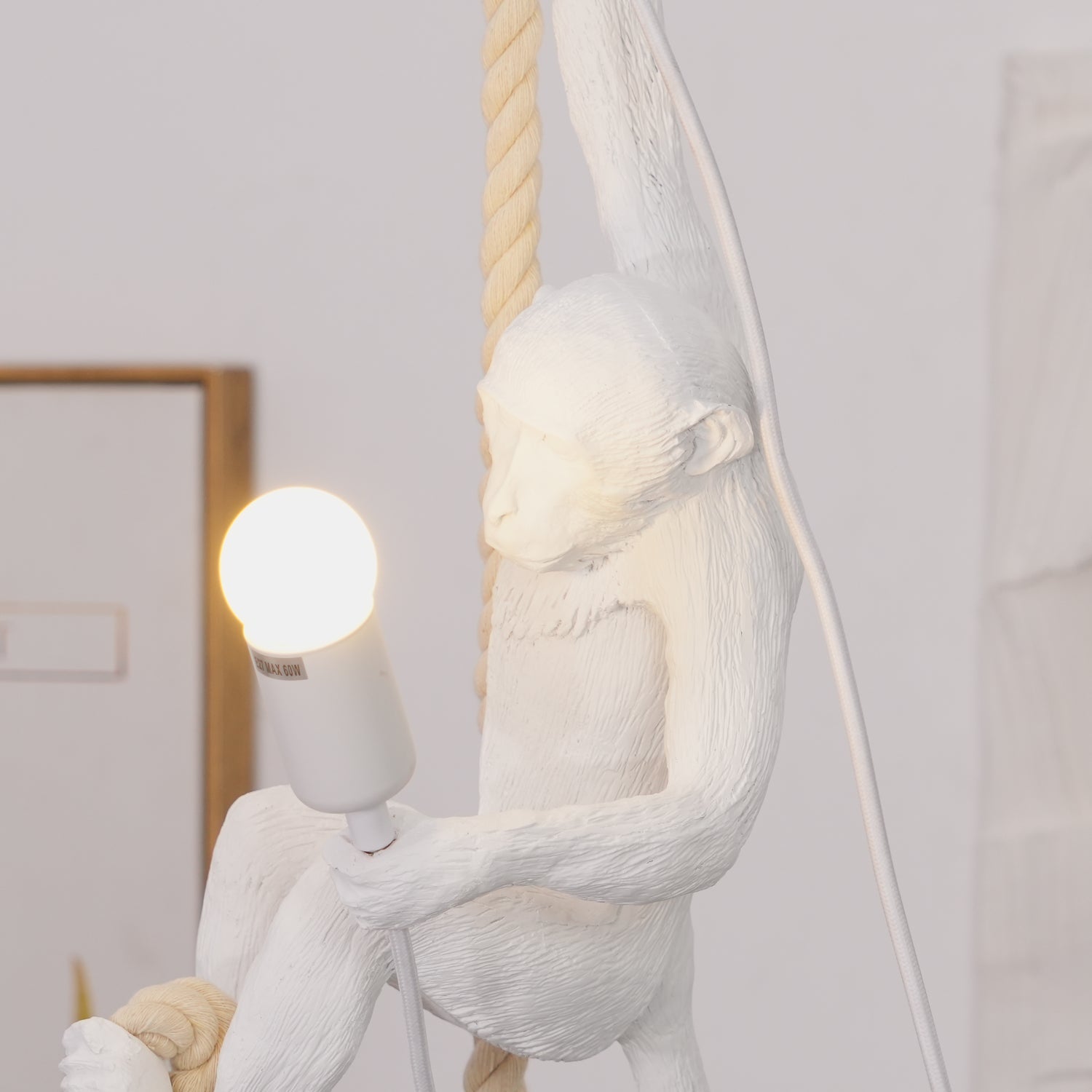 Zalira Resin Rope Artistic Pendant Lamp - Letslighting