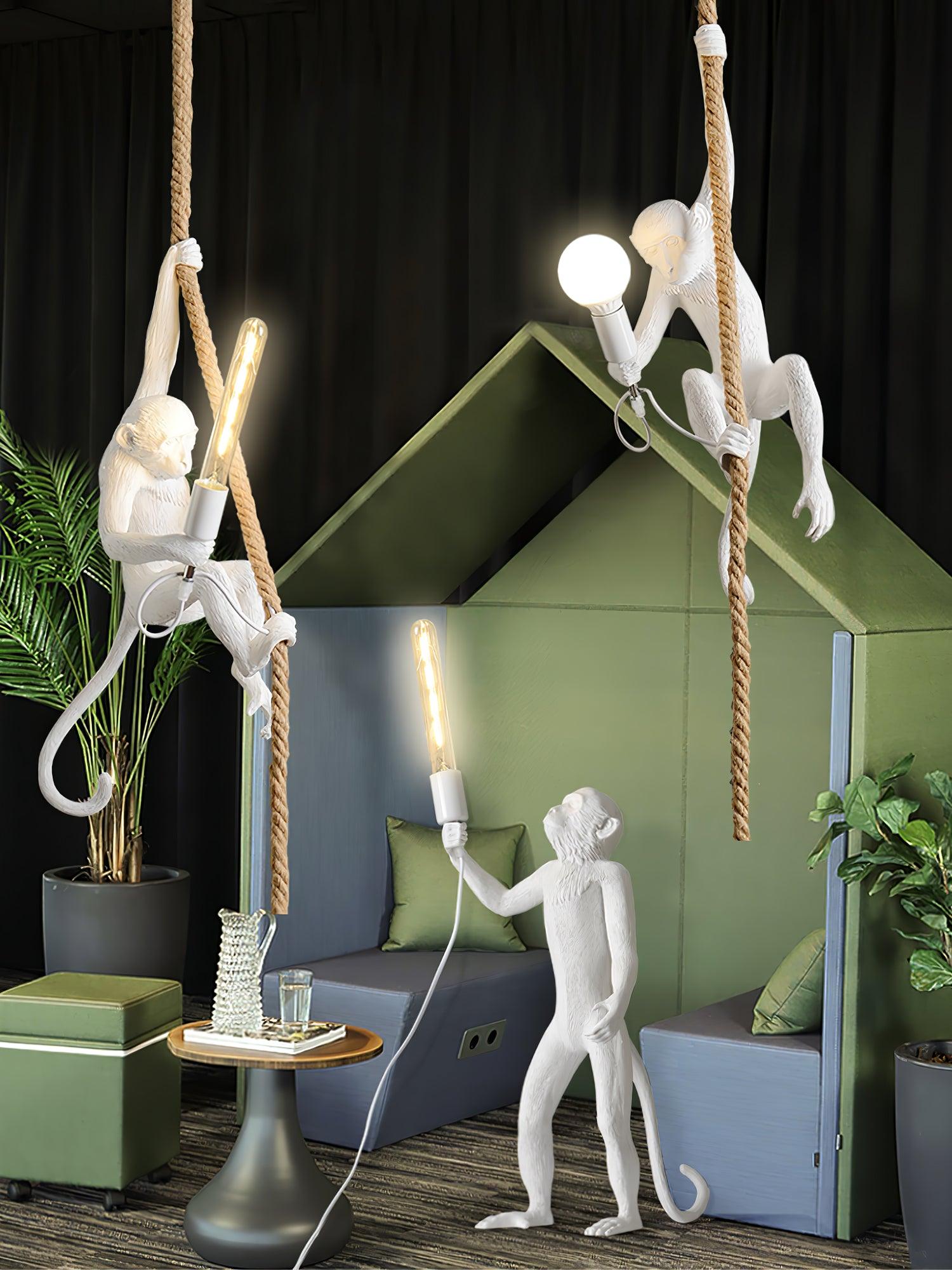 Zalira Resin Rope Artistic Pendant Lamp - Letslighting