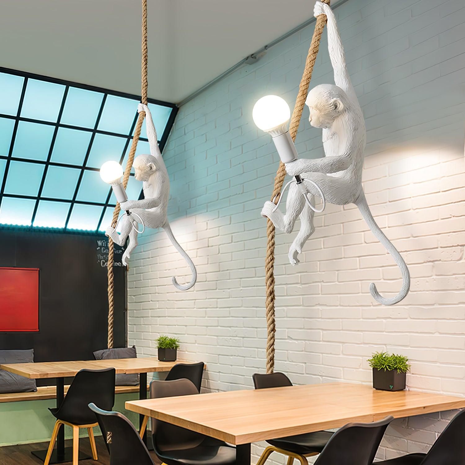 Zalira Resin Rope Artistic Pendant Lamp - Letslighting