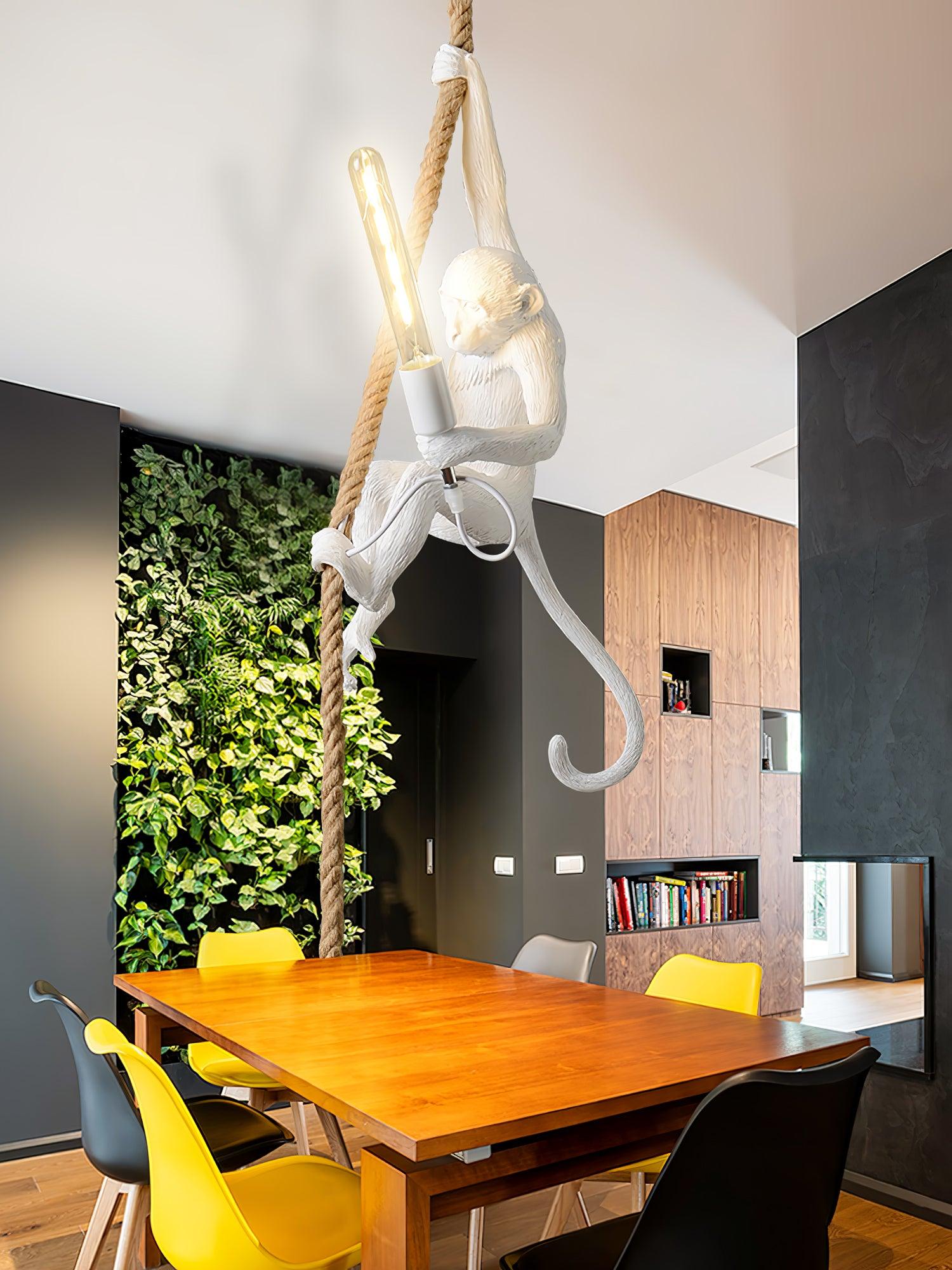 Zalira Resin Rope Artistic Pendant Lamp - Letslighting