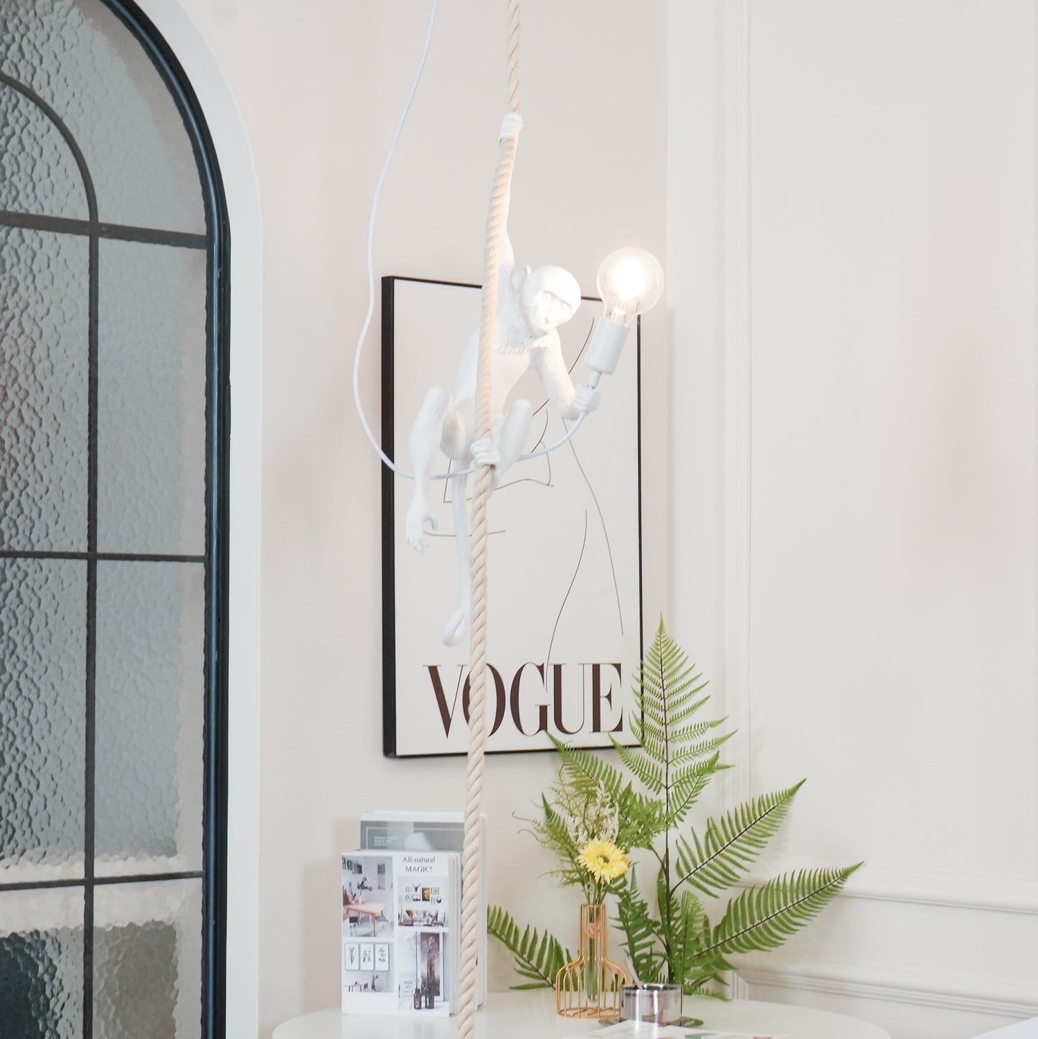 Zalira Resin Rope Artistic Pendant Lamp - Letslighting