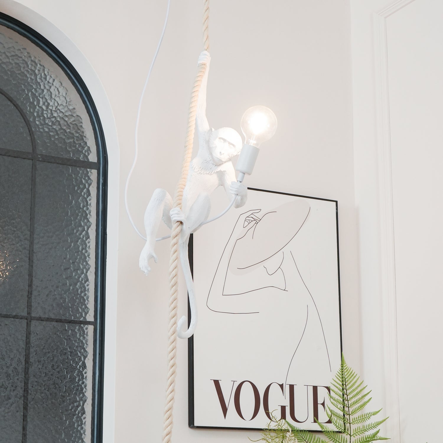 Zalira Resin Rope Artistic Pendant Lamp - Letslighting