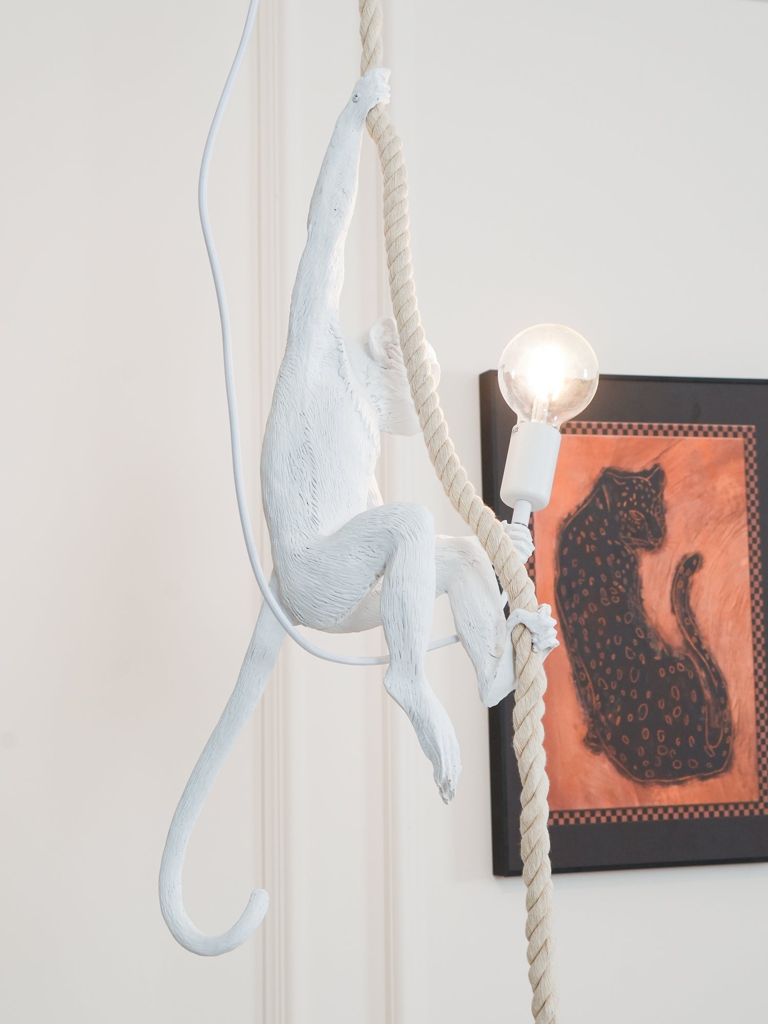 Zalira Resin Rope Artistic Pendant Lamp - Letslighting