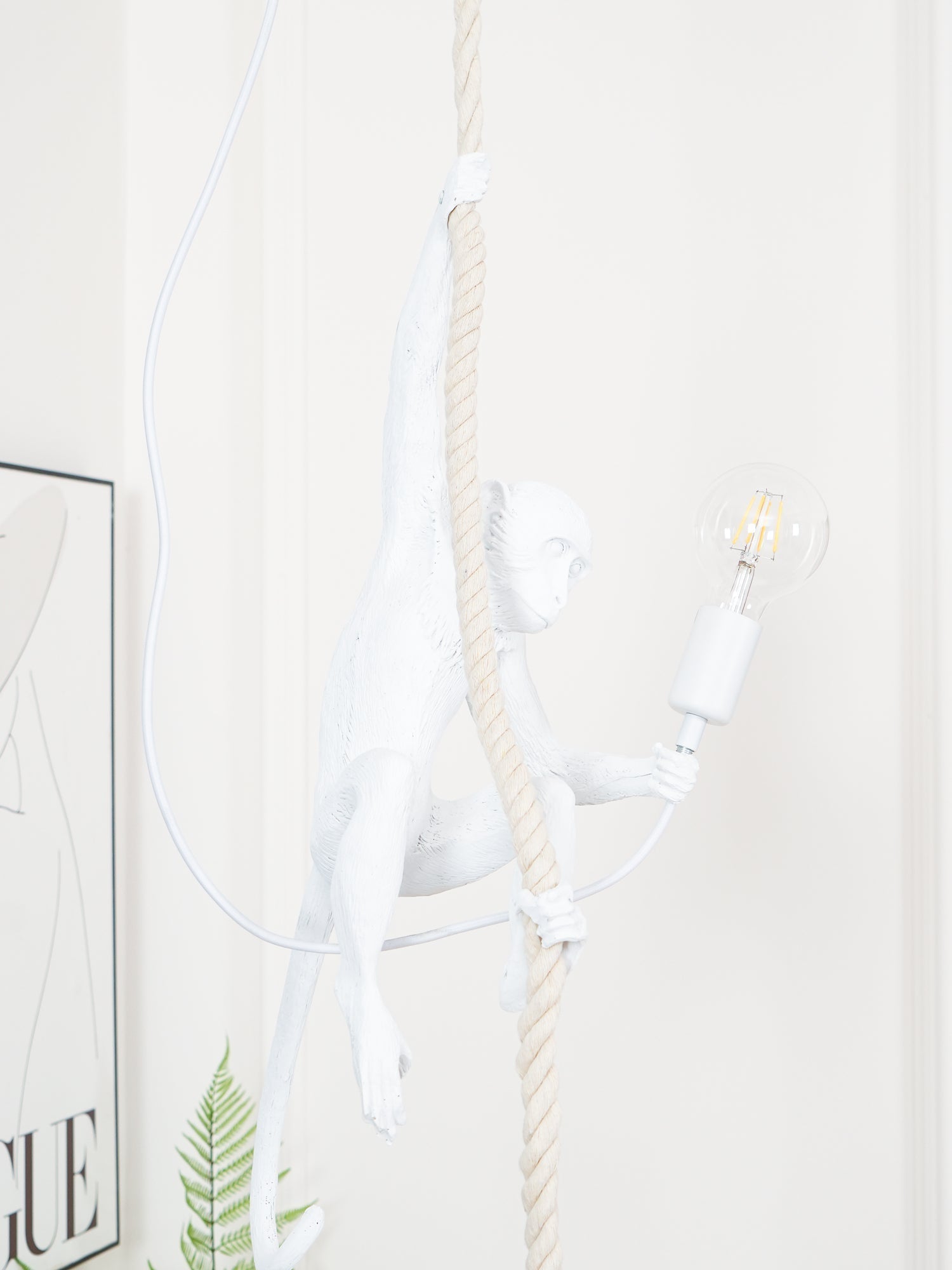 Zalira Resin Rope Artistic Pendant Lamp - Letslighting