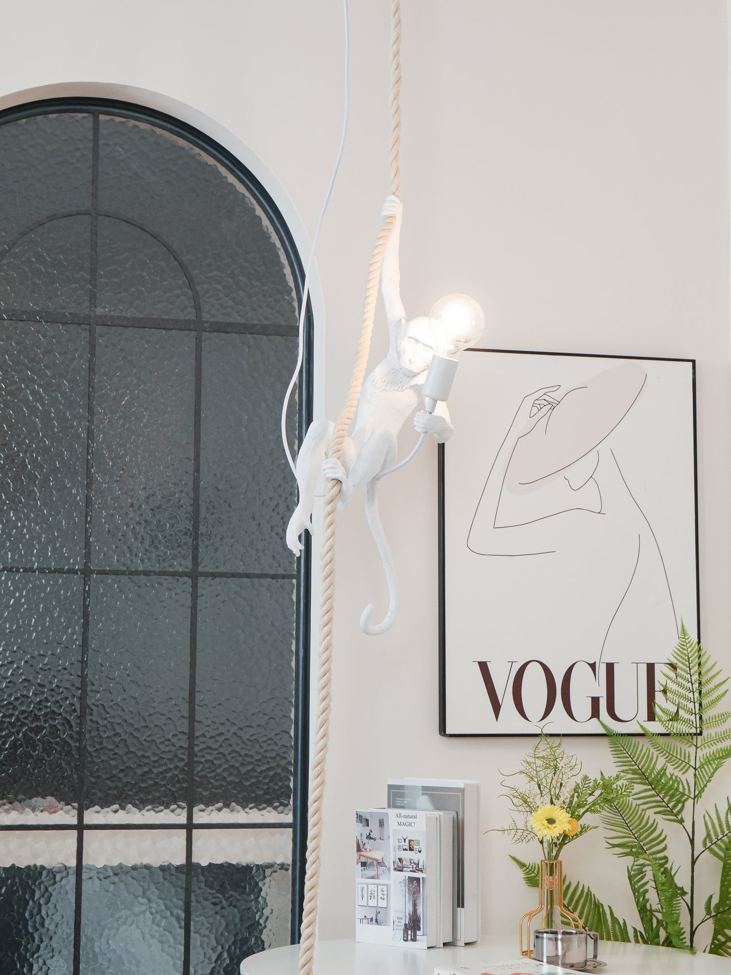 Zalira Resin Rope Artistic Pendant Lamp - Letslighting