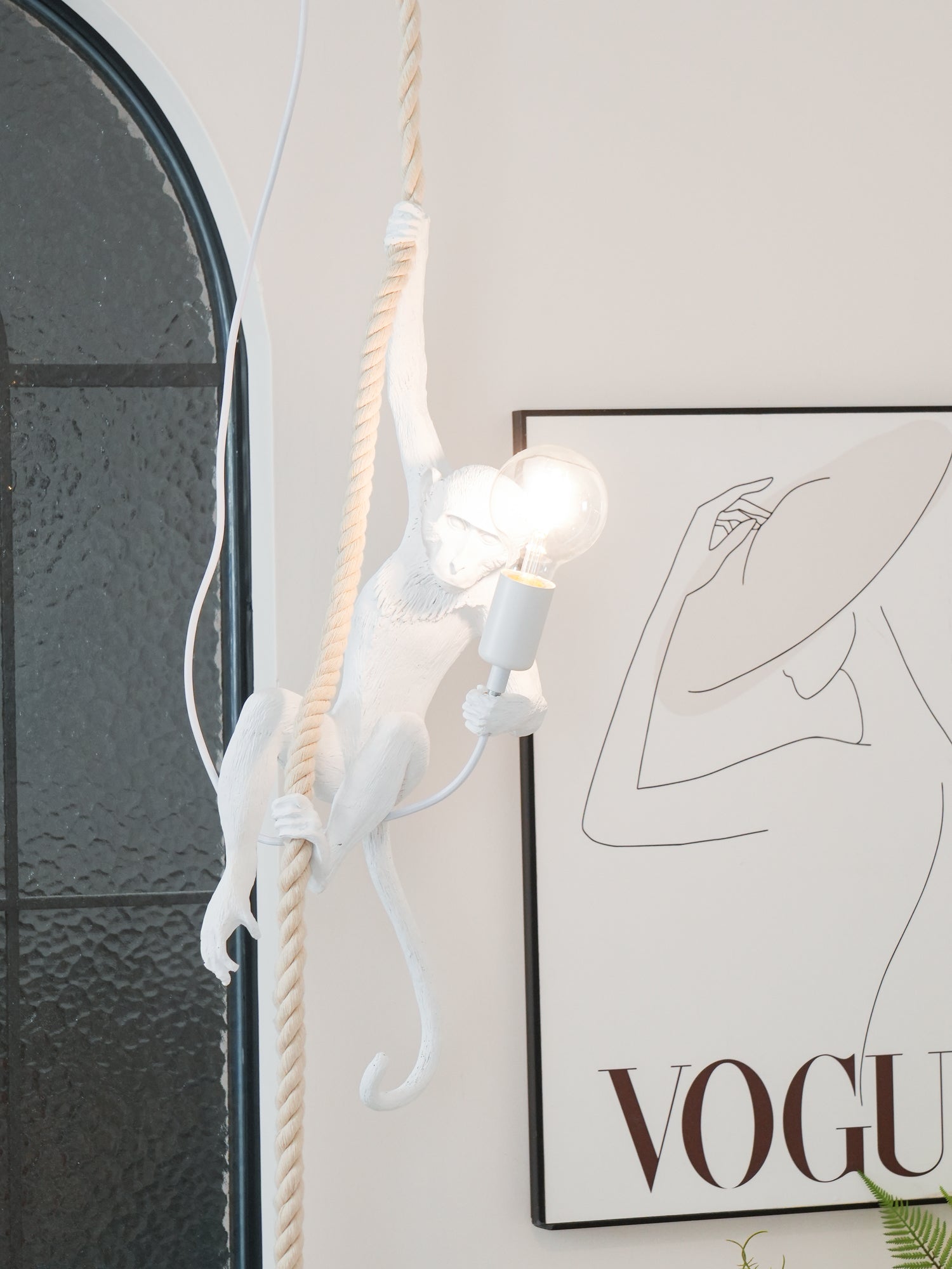 Zalira Resin Rope Artistic Pendant Lamp - Letslighting