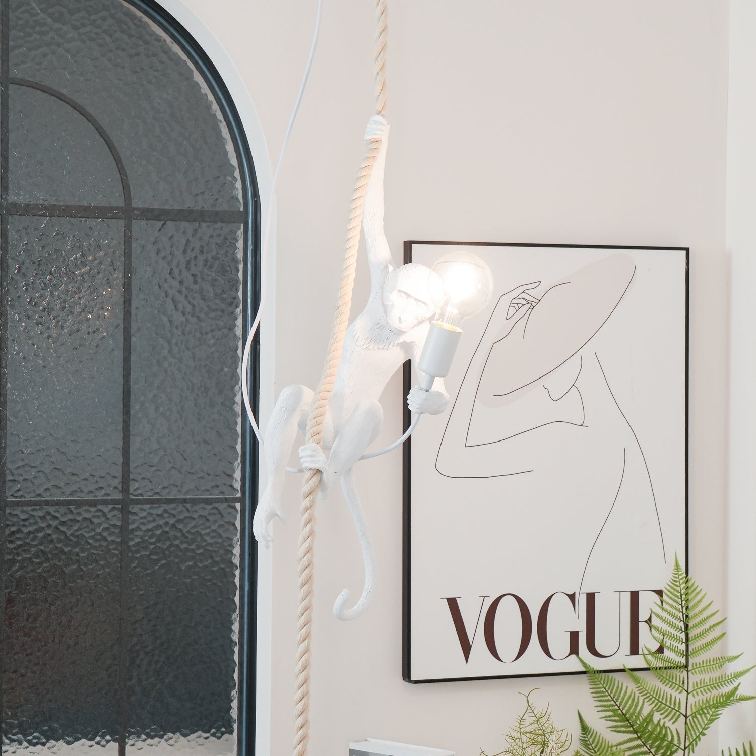Zalira Resin Rope Artistic Pendant Lamp - Letslighting