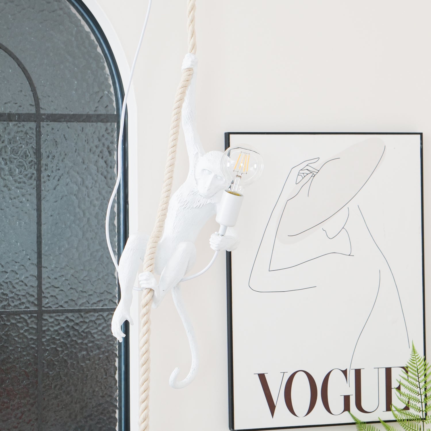 Zalira Resin Rope Artistic Pendant Lamp - Letslighting