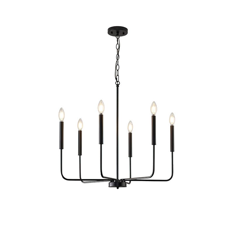 Lustra Chandelier Candle Arm Modern - Letslighting