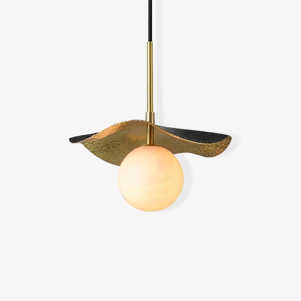 Ivvynen Leaf Canopy Alabaster Pendant Light - Letslighting