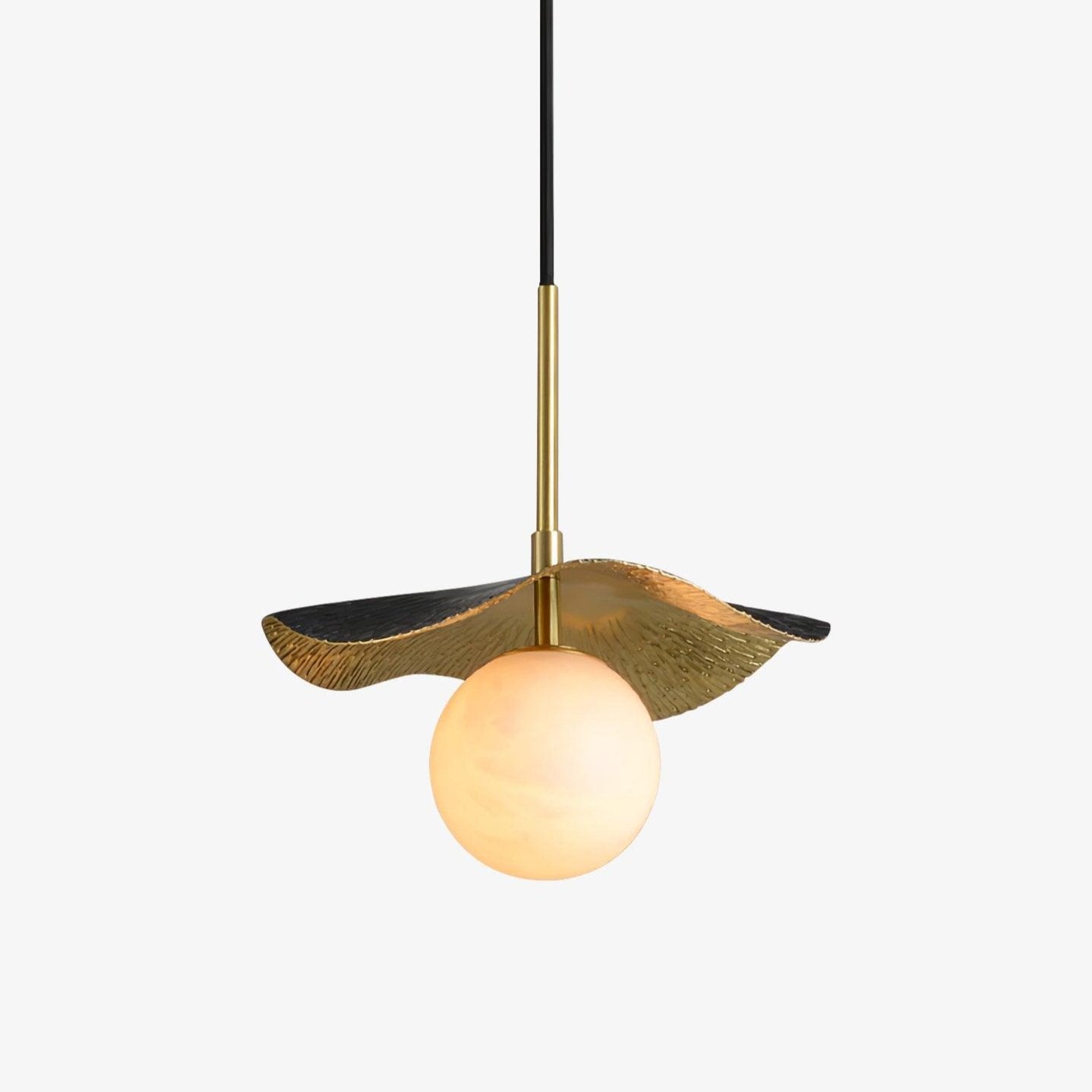 Ivvynen Leaf Canopy Alabaster Pendant Light - Letslighting