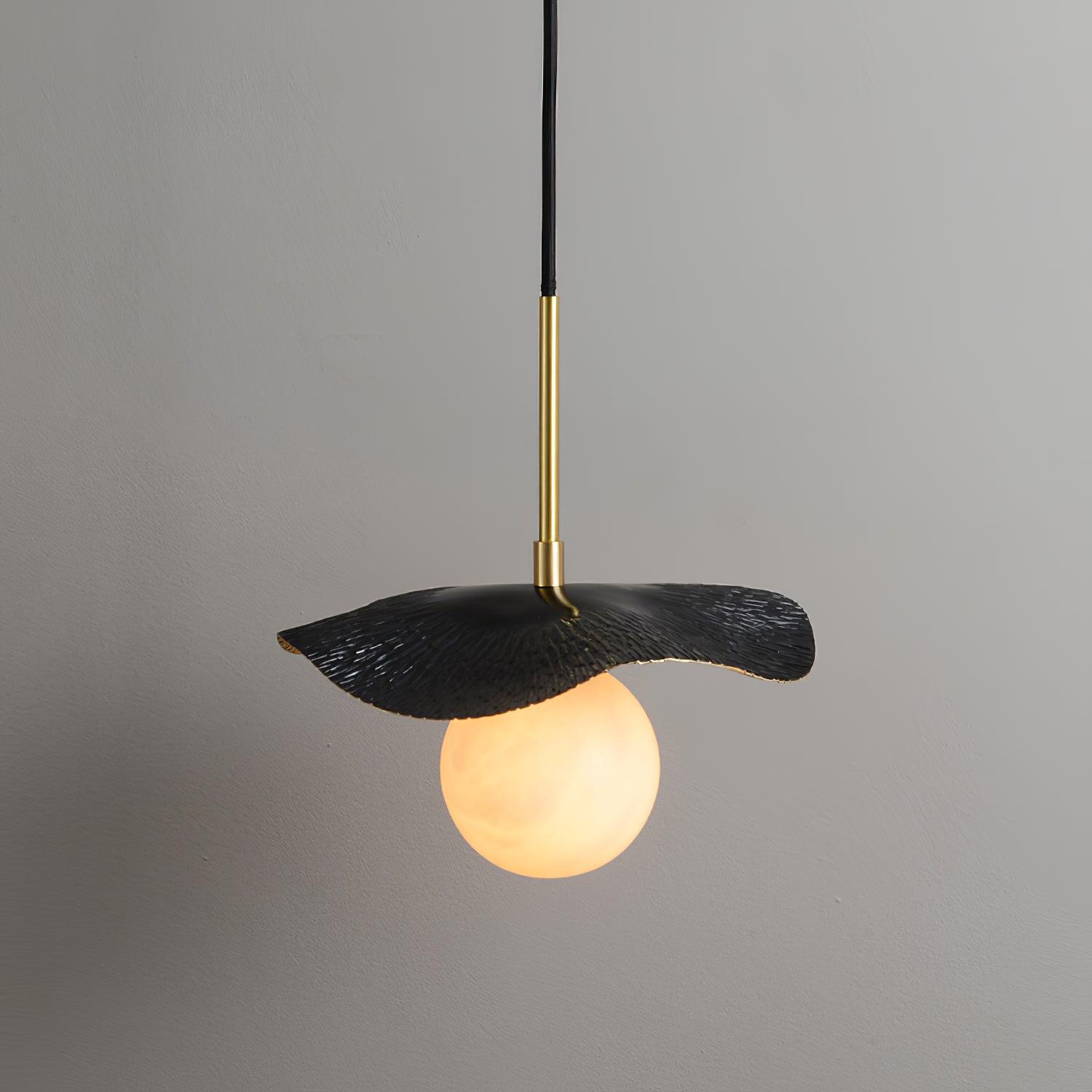 Ivvynen Leaf Canopy Alabaster Pendant Light - Letslighting