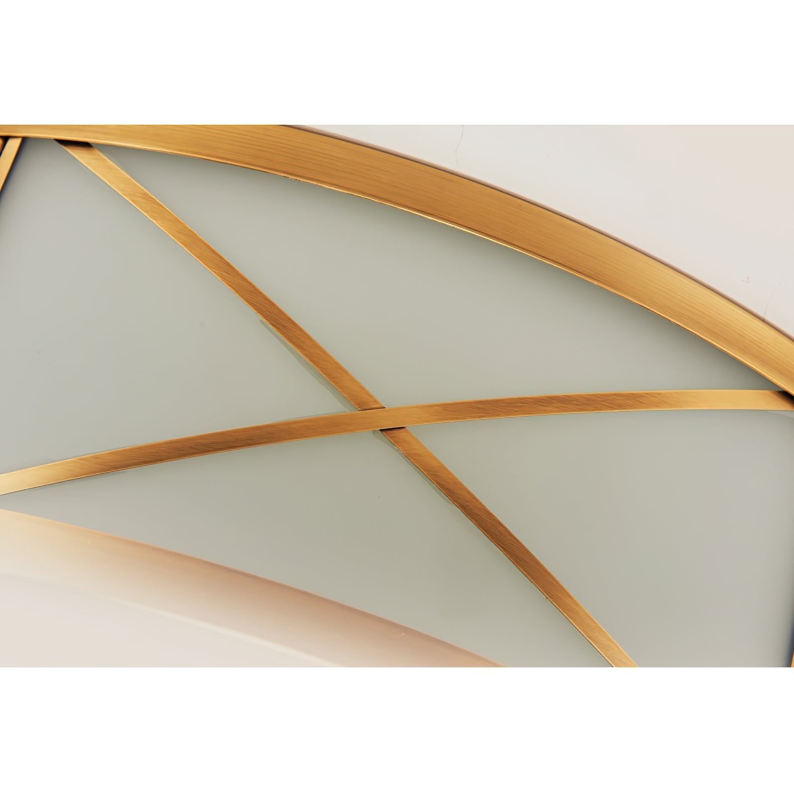 Vovene Modern Minimalist Brass Glass Ceiling Light - Letslighting