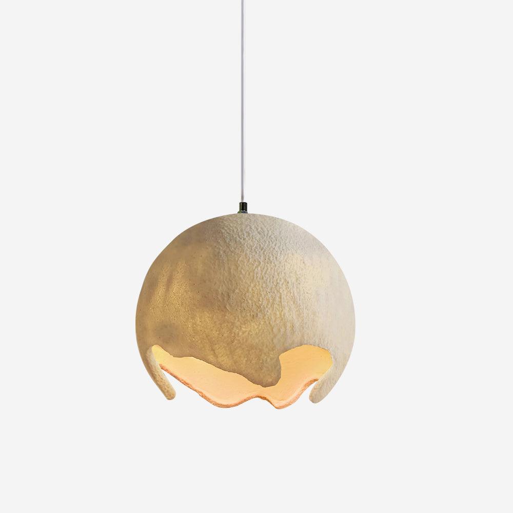 Moon Crater Pendant Lamp Resin Curvilinear Minimalist - Letslighting
