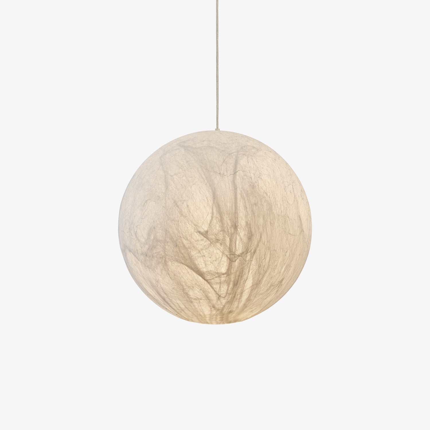 Globe Minimalist Silk Pendant Lamp - Letslighting