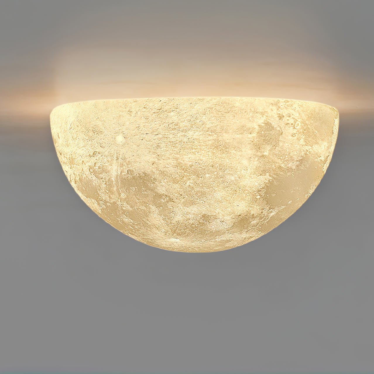 Olsolan Nordic Art Moon 3D Plastic Wall Lamp - Letslighting