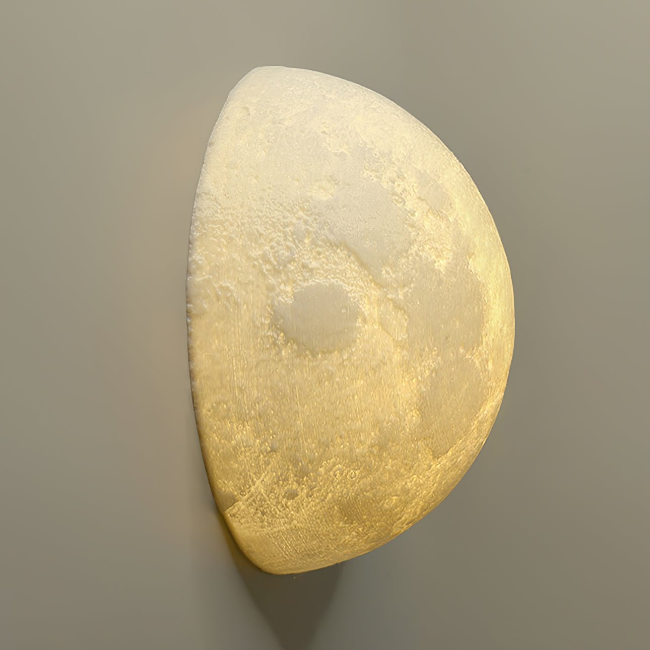 Olsolan Nordic Art Moon 3D Plastic Wall Lamp - Letslighting