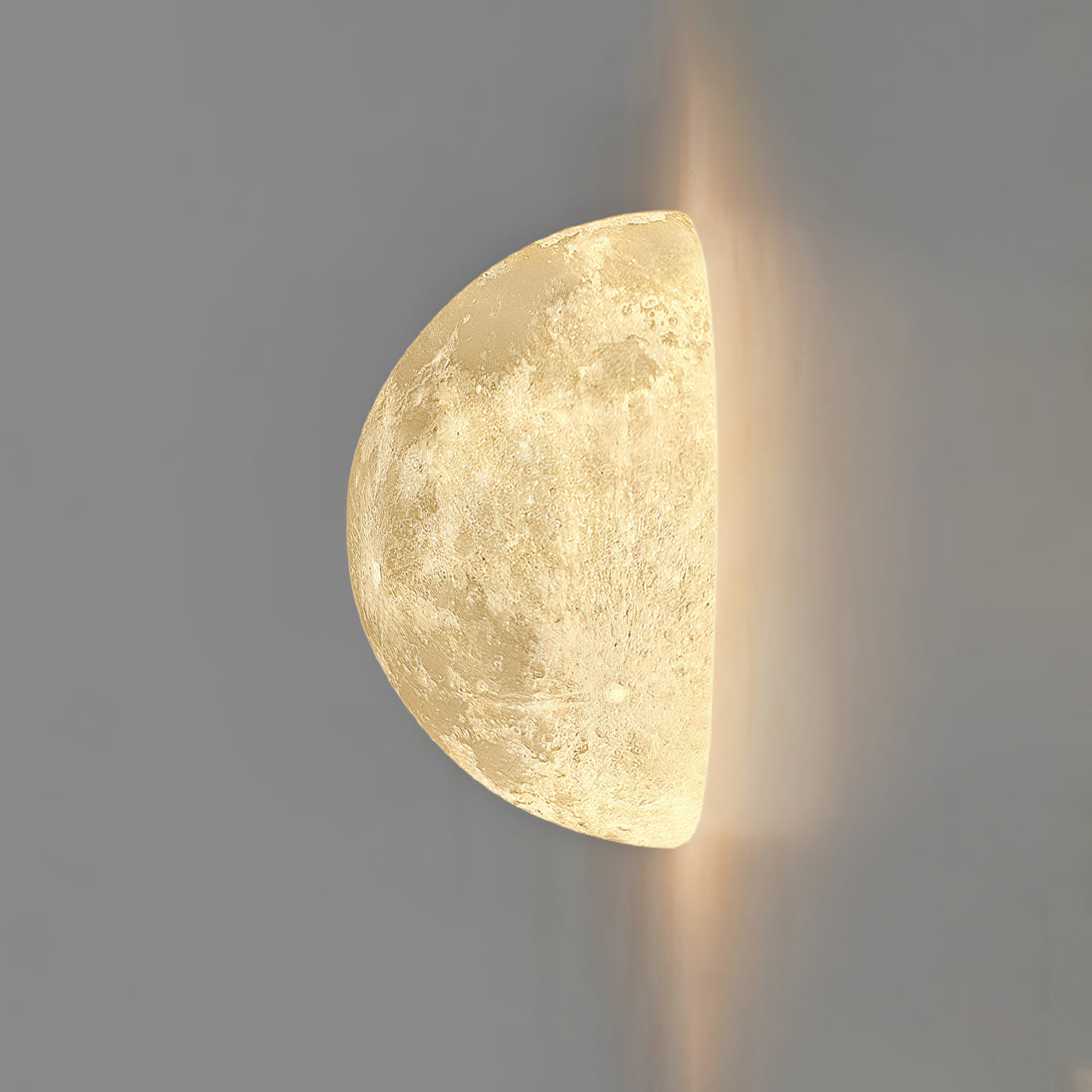 Olsolan Nordic Art Moon 3D Plastic Wall Lamp - Letslighting