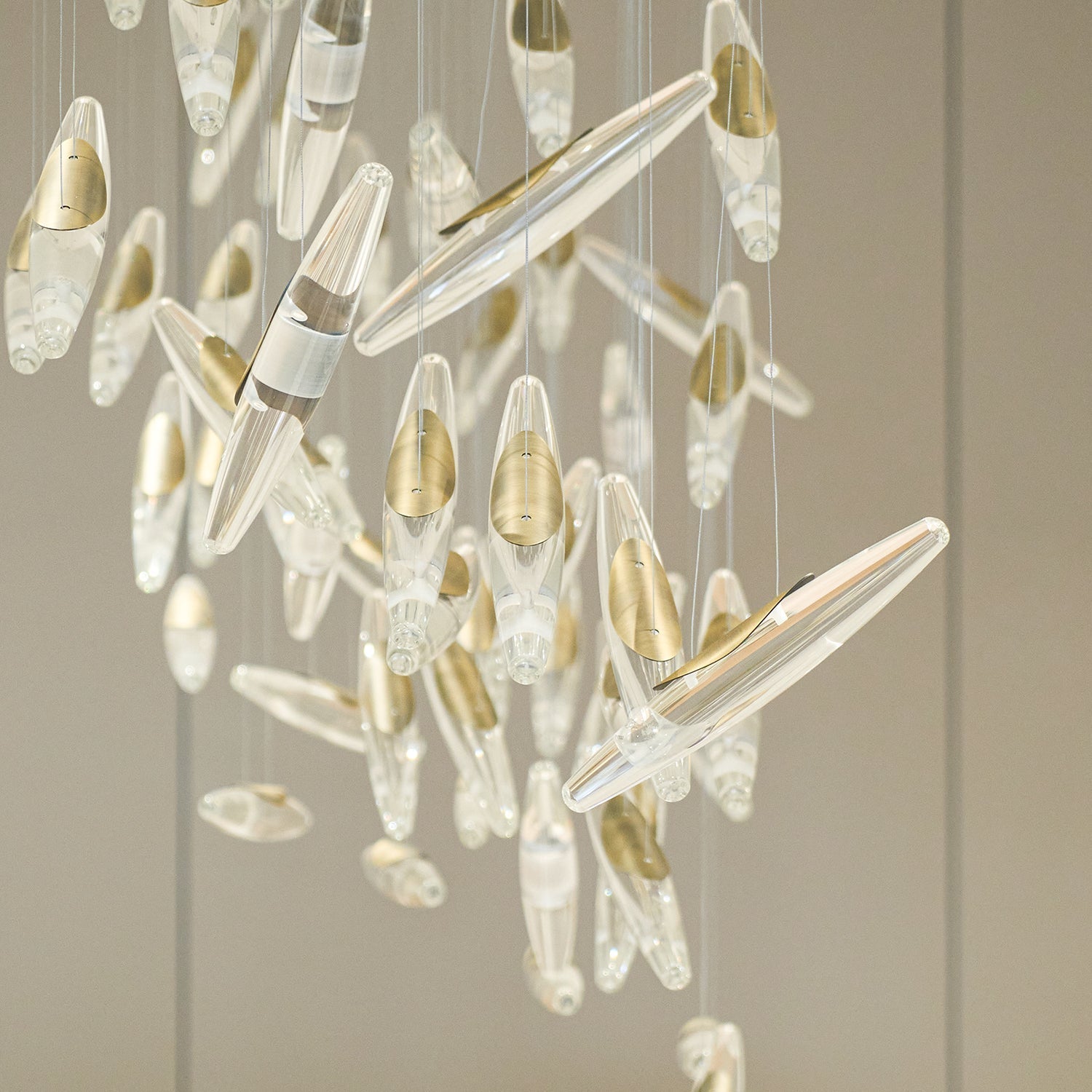 Armira Luxury Moonlight Whispers Glass Chandelier - Letslighting