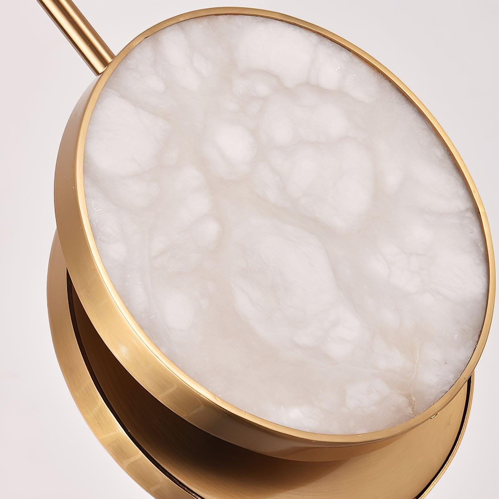 Synoryra Dual Disc Alabaster Pendant Light - Letslighting