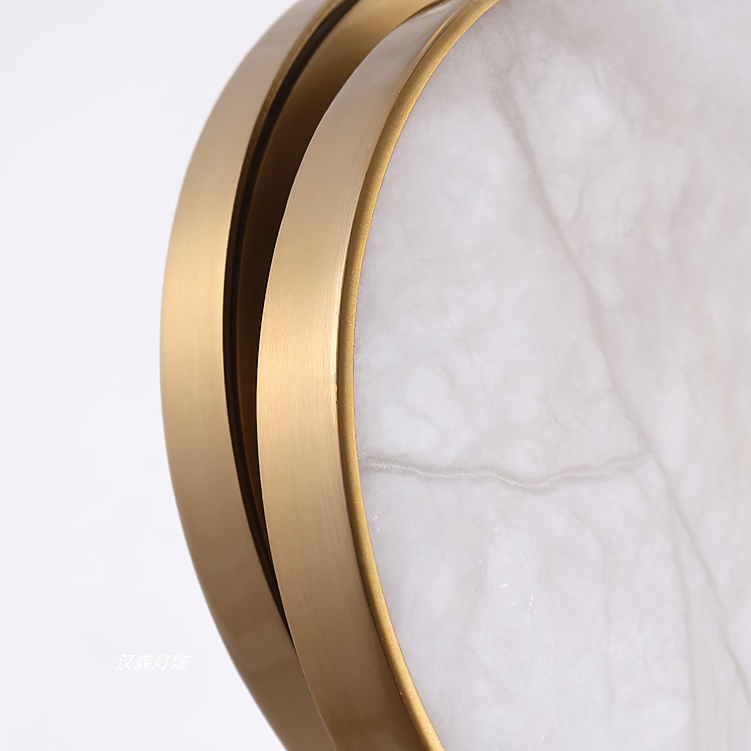Synoryra Dual Disc Alabaster Pendant Light - Letslighting